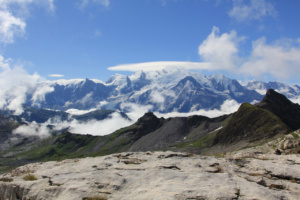Vue exceptionnelle sur le Mont-Blanc ; Désert de Platé ; ©Photo Charline Blanc