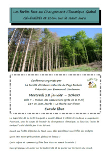 Conférence Emmanuel Lierdeman Forêts face au changement climatique global