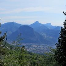 Vue sur Grenoble, Les Trois Pucelles (Saint-Nizier-du-Moucherotte, 38), ©Photo Marie-France Muraz