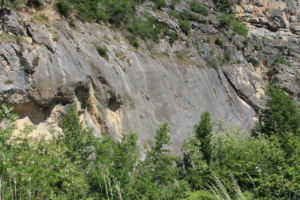 Miroir de faille de Silingy